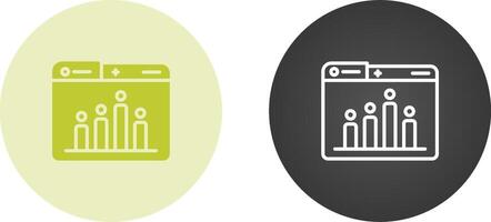 Graph Vector Icon