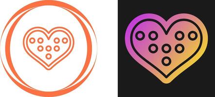 Chocolates in heart Box Vector Icon