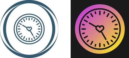 Love clock Vector Icon