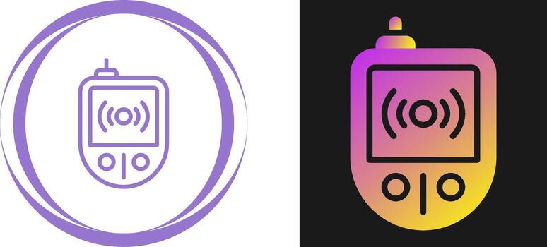 rfid lector vector icono