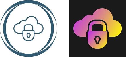 Private Cloud Vector Icon