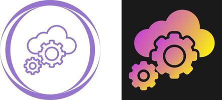 Cloud Orchestration Vector Icon