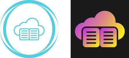 Cloud Training Vector Icon