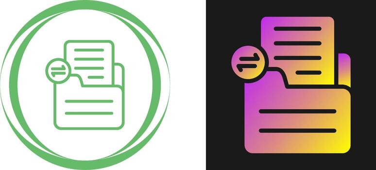 documento compartir vector icono