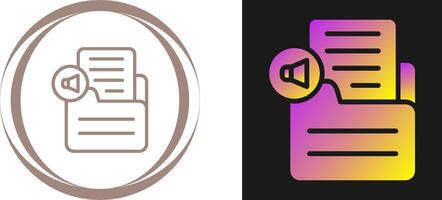 Document Insert Audio Vector Icon
