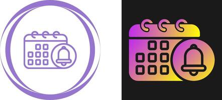 Reminder with calendar Vector Icon