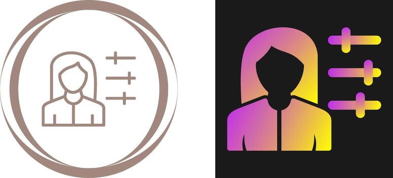 capacidad vector icono