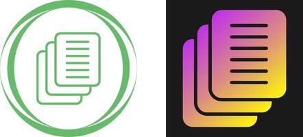 Document Version Control Vector Icon