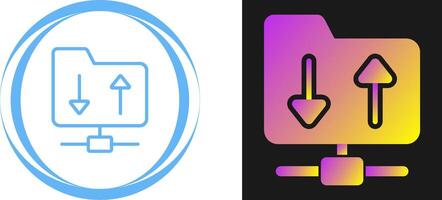 FTP Hosting Vector Icon