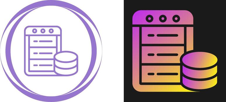 Database Vector Icon