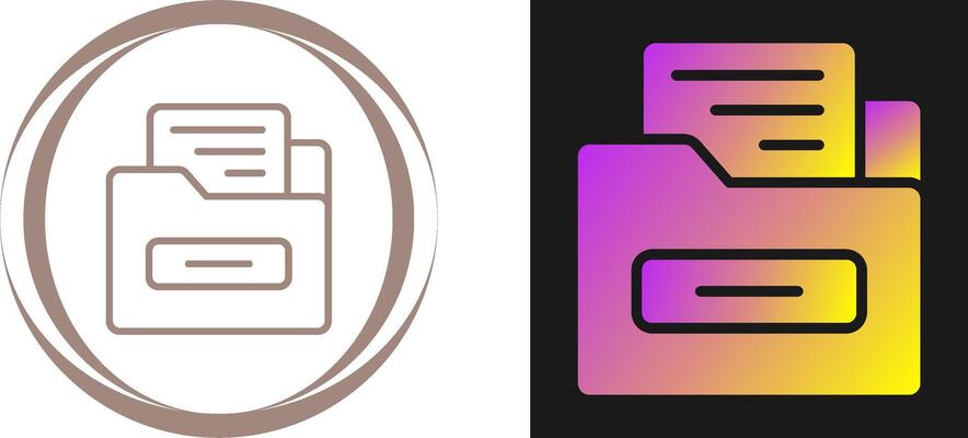 File Folder Vector Icon