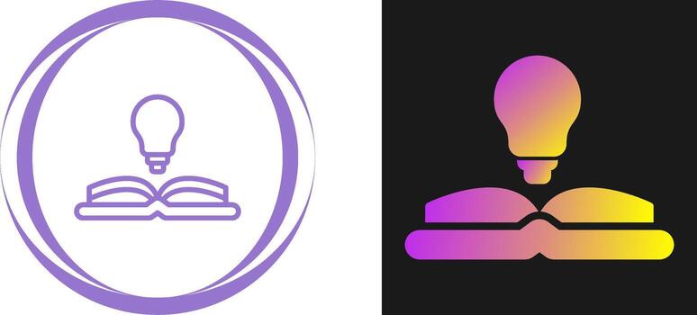 icono de vector de conocimiento