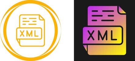 XML Vector Icon