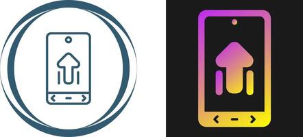 Swip Up Vector Icon