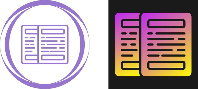 icono de vector de documento