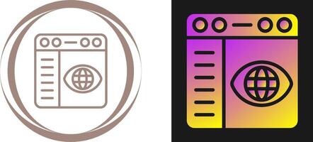 Browser Settings Vector Icon