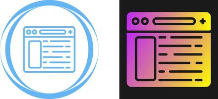 Browser Vector Icon