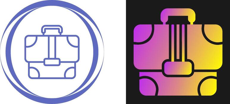 icono de vector de maletín