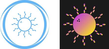 icono de vector de sol