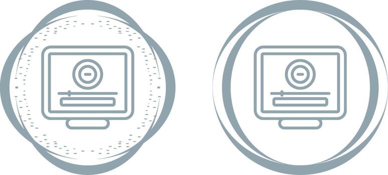 icono de vector de proyector