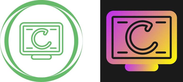 icono de vector de configuración de computadora