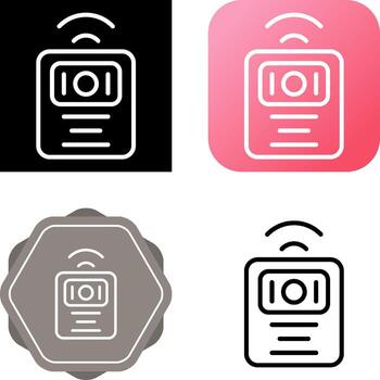 inalámbrico intercomunicador vector icono