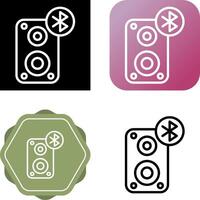 Portable Bluetooth Speaker Vector Icon