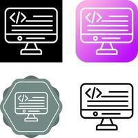 Programming Language Vector Icon