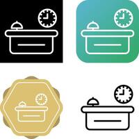 Customer Service Counter Vector Icon