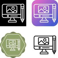 Digital Art Vector Icon