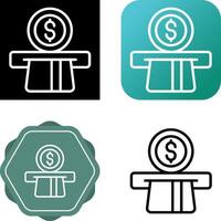 Automated Teller Machine Vector Icon