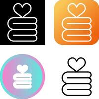 Love blanket Vector Icon