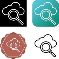 Cloud Server Vector Icon