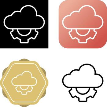 Cloud API Vector Icon