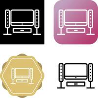Home Theater System Vector Icon