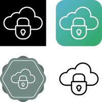 Private Cloud Vector Icon