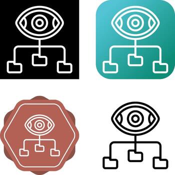 icono de vector de visualización de datos