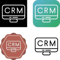 CRM Analytics Vector Icon