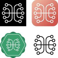 Neural Networks Vector Icon