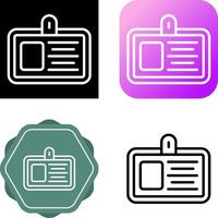 ID Card Vector Icon