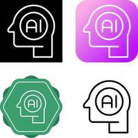 Artificial Intelligence Vector Icon