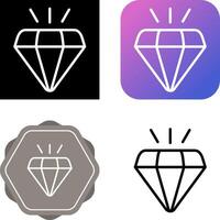 Diamond Vector Icon