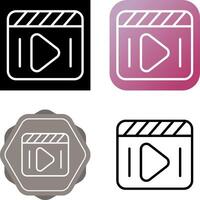 Clapperboard Vector Icon