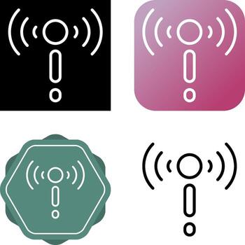 Network Troubleshooting Vector Icon