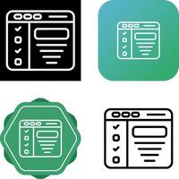 Design Brief Vector Icon