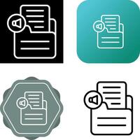 Document Insert Audio Vector Icon