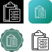 Document Paste Vector Icon