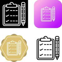 Writing pad Vector Icon