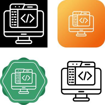 Code Editor Vector Icon