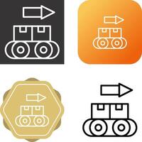 icono de vector de transportador